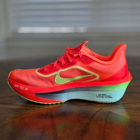 Nike Zoom Fly 6 Bright Crimson Lime Blast Running Shoes LE FN8455-601 Women’s 7 - Picture 10 of 16